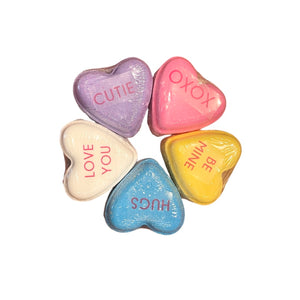 Conversation Heart Bath Bombs