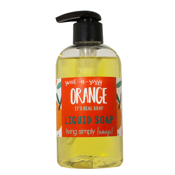 Soap & Friends Liquid Soap - Liquid Orange Hand Soap